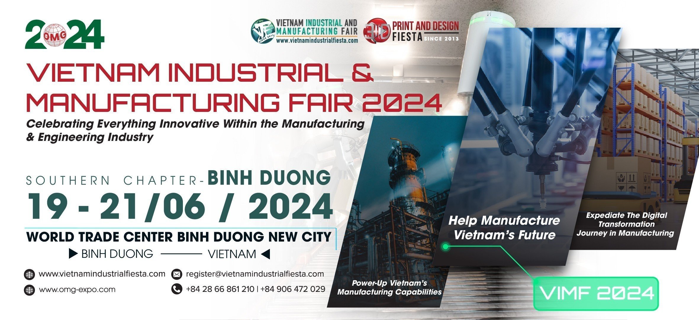 VIMF 2024 The Industry’s Biggest  Manufacturing Show In Vietnam